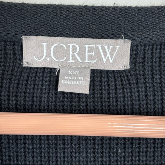 J.Crew Emile Sweater Lady Jacket XXL Black Cardigan Blazer Classic Old Money - Picture 14 of 14